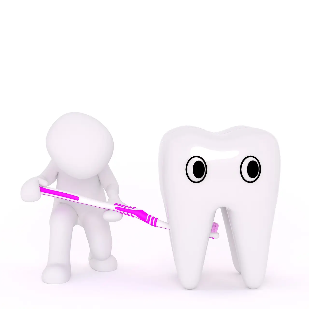Dentista orientando paciente sobre uso correto de enxaguante bucal